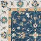 Safavieh Micro-Loop MLP385M 4" x 6" Blue and Ivory Area Rug, , large