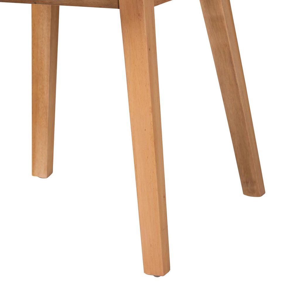 Baxton Studio Sabelle Side Chair in Natural Brown and Natural (Set of 2), , large