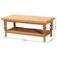 Baxton Studio Dolby Rectangular Coffee Table in Light Honey, , large