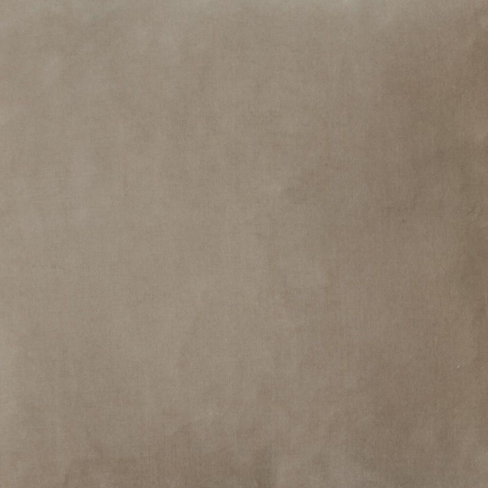 K &amp; K Interiors 20" Square Throw Pillow with Tucked Flange Edge in Beige, , large