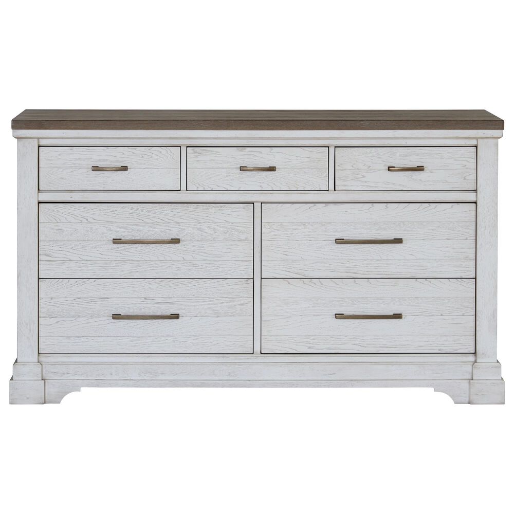 Sasha Lee King Storage Bed with Dresser and Nightstand in 2 Tone Hickory, , large