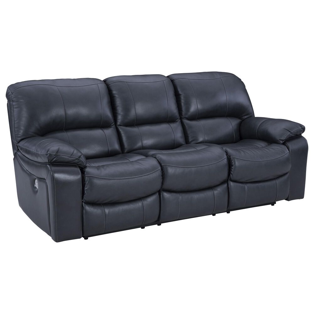 Ashley Leesworth Power Reclining Sofa in Ocean, , large