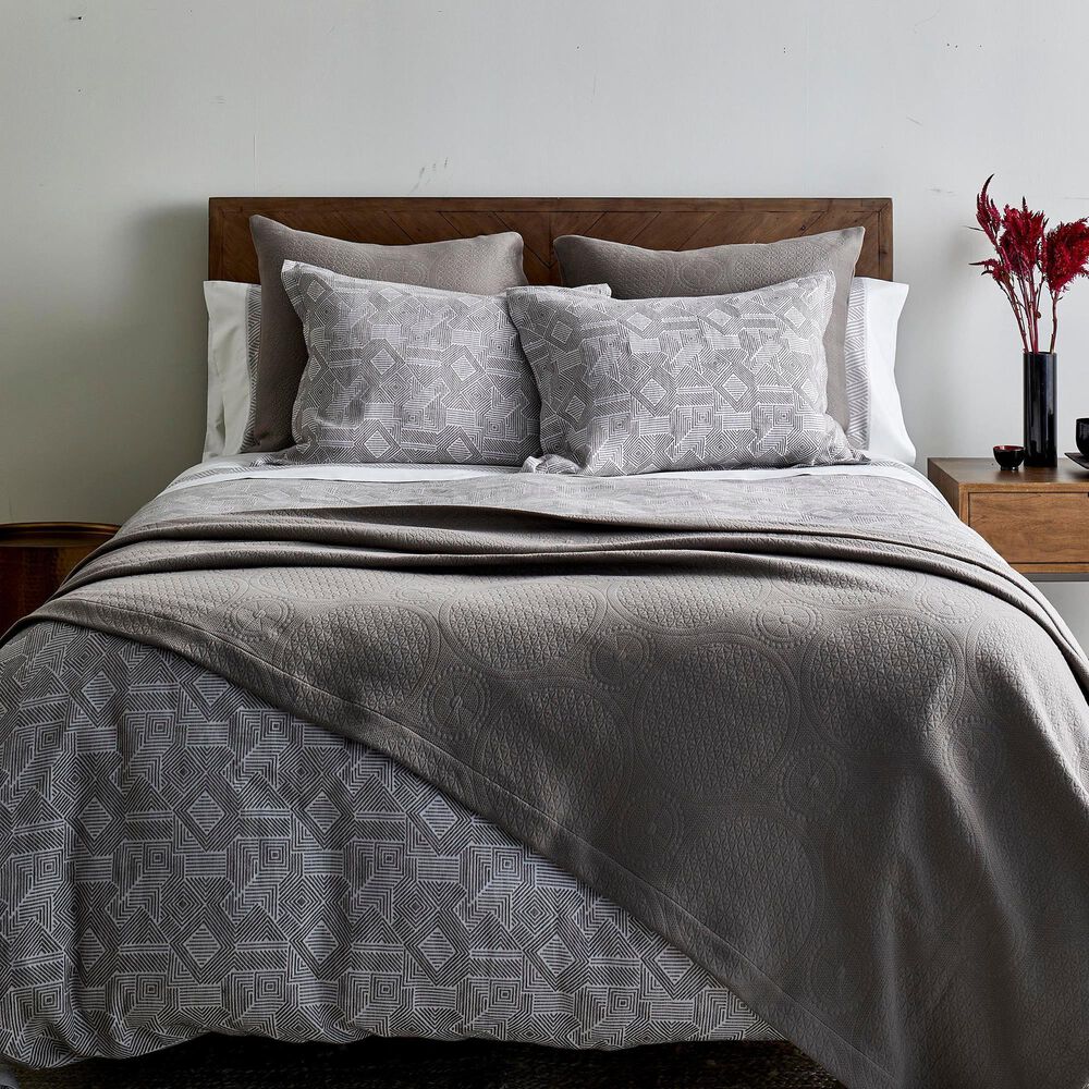 Ann Gish Great Hall 3-Piece Queen Coverlet Set in Ash, , large
