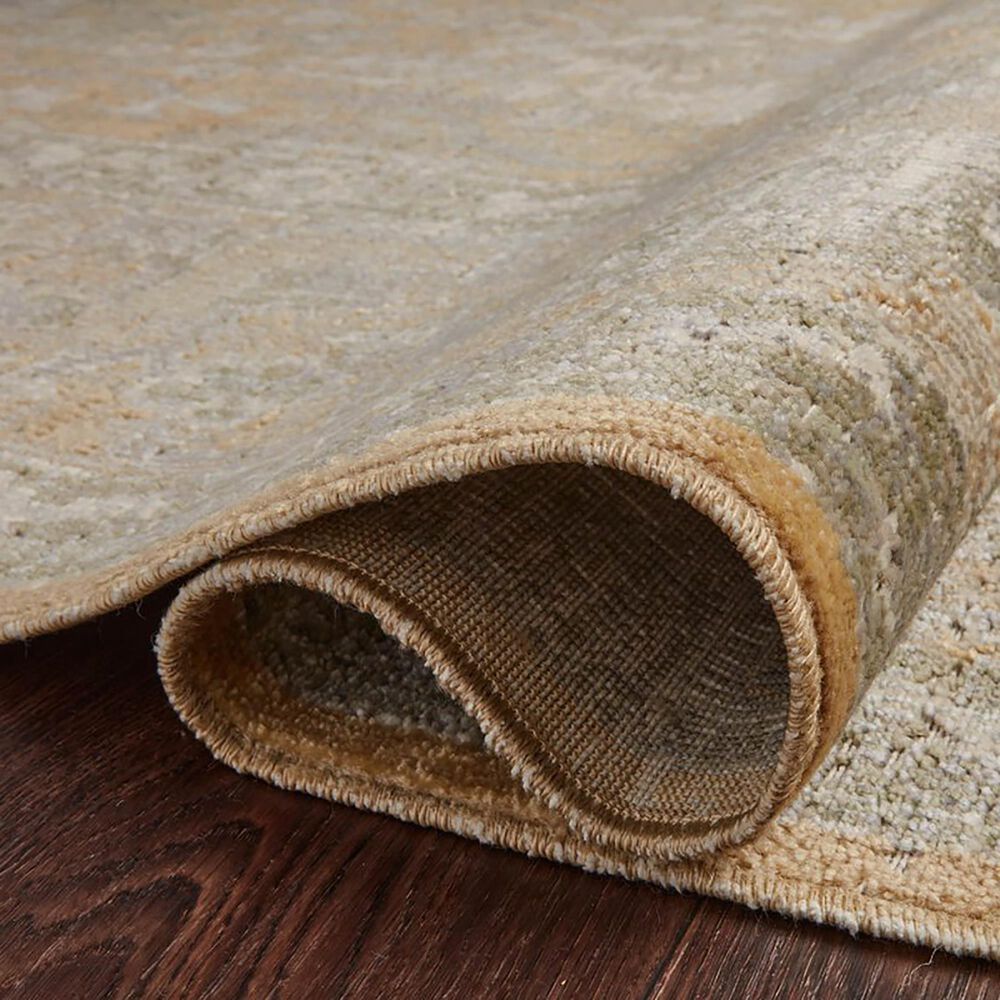 Chris Loves Julia x Loloi Rosemarie 2&#39;7&quot; x 4&#39; Gold and Sand Area Rug, , large