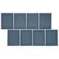 Emser Cuadro Royal 4" x 5" on 9" x 14" Frame Porcelain Mosaic Sheet, , large