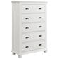 Mayberry Hill Kona 5-Drawer Chest in White, , large