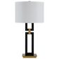 Renwil Lila Table Lamp in Matte Black and Gold, , large