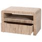 Baxton Studio Hannah 1-Drawer Nightstand in Natural, , large
