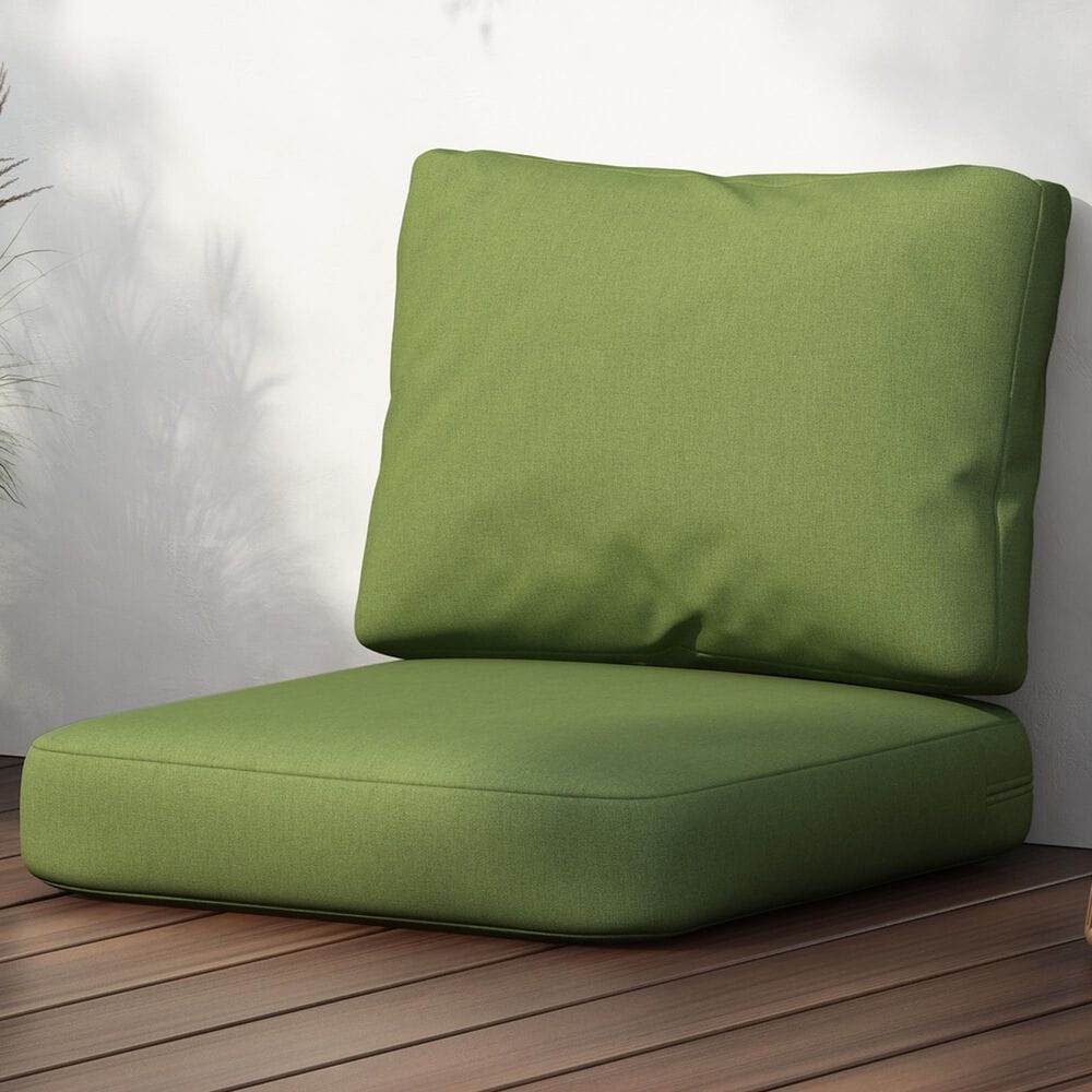 Hearth and Haven Noah2-Piece Outdoor Club Chair Cushion Set in Green, , large