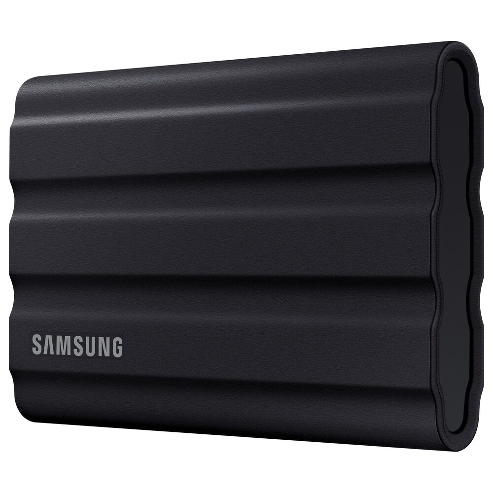 Samsung 1TB T7 Shield Portable External SSD in Black, , large