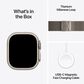 Apple Watch Ultra 3 (GPS+Cellular) 49mm Titanium Case with Titanium Milanese Loop - Small in Natural and 2-Year AppleCare+, , large