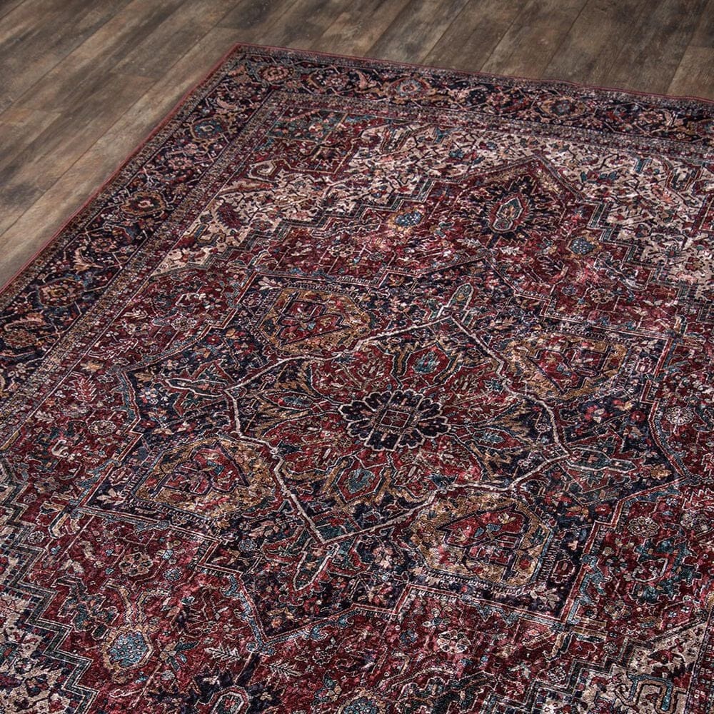 Momeni Karachi KAR-4 2&#39; x 3&#39; Burgundy Scatter Area Rug, , large
