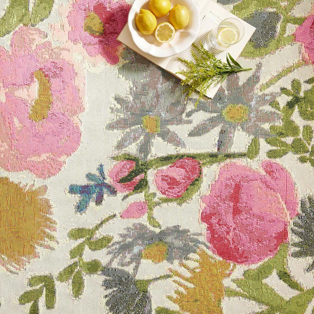 Loloi II Botanical 6&#39;7&quot; x 9&#39;4&quot; Ivory and Multicolor Area Rug, , large