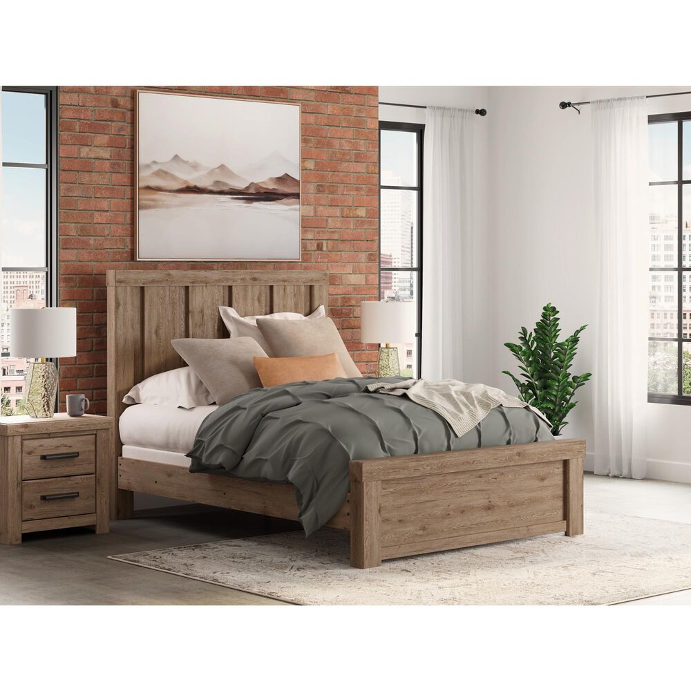 Ashley QUEEN PANEL BED, , large