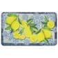 Karastan Dri-Pro Comfort Classy Italian Lemons 4872-17613 1"6" x 2"6" Blue and Yellow Area Rug, , large