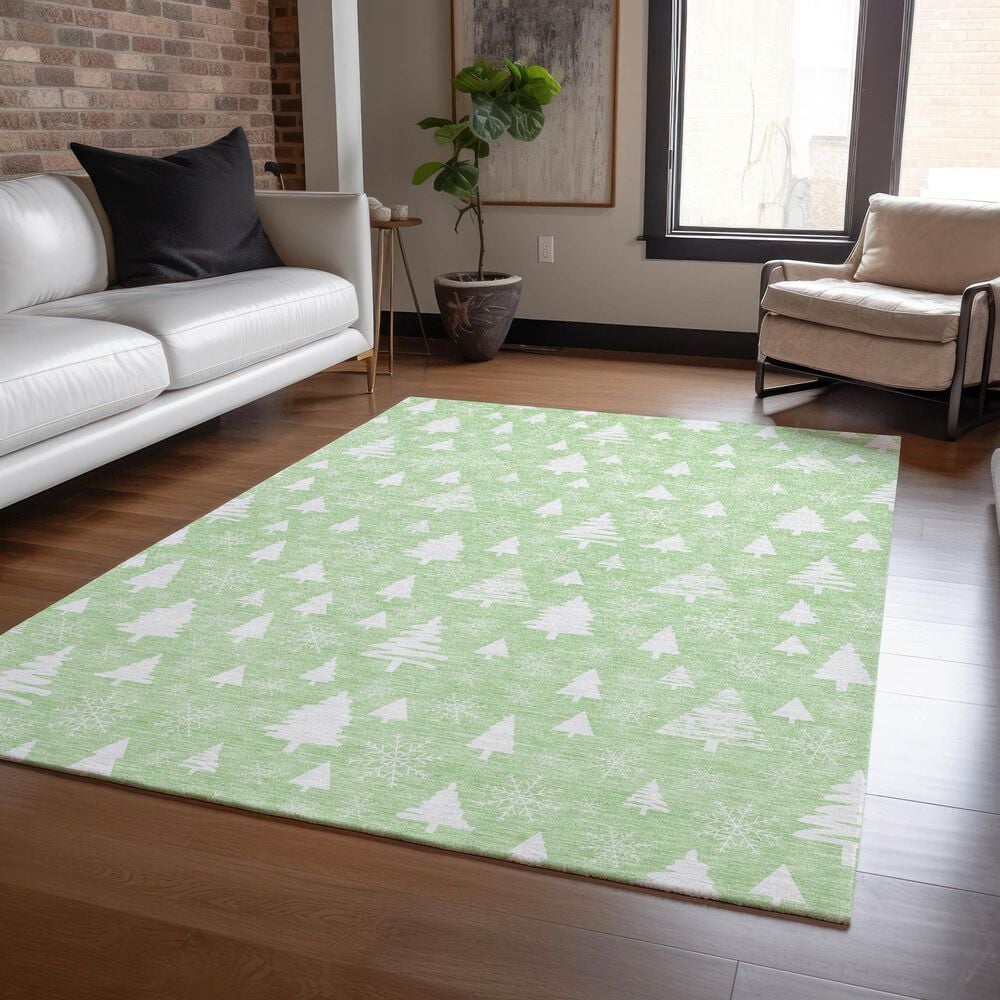 Dalyn Rug Company Wonderland WN23 3&#39; x 5&#39; Mint Indoor/Outdoor Area Rug, , large
