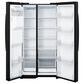 GE Appliances 24 Cu. Ft. Counter-Depth Side-By-Side Refrigerator with Extra Tall Dispenser and Energy Star in Black, , large