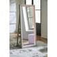 Ashley Evesen Floor Standing Mirror with Shelves in Champagne, , large