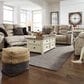 Ashley Sweed Valley Pouf in Natural and Black, , large