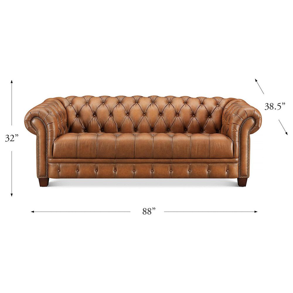 Hydeline York Stationary Sofa and Loveseat Set in Cienna Saddle, , large