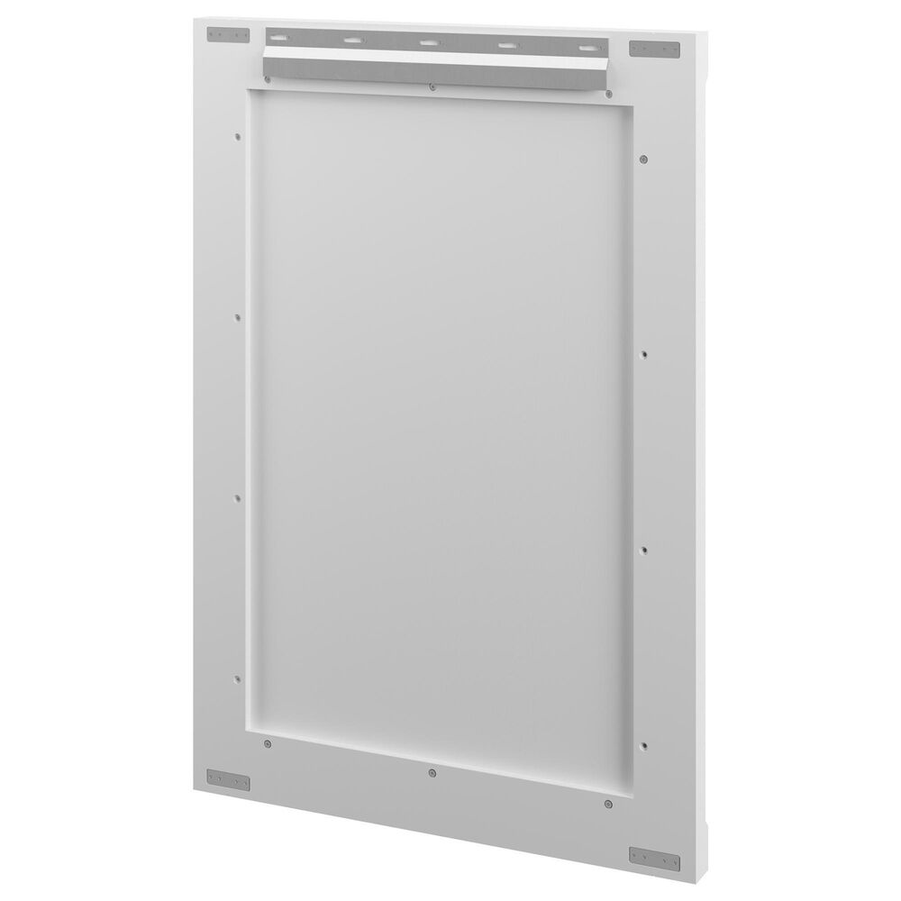 James Martin Bellshire 26" Rectangular Mirror in Bright White, , large