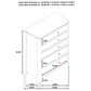 Coaster Maderia 5-Drawer Chest in Walnut, , large