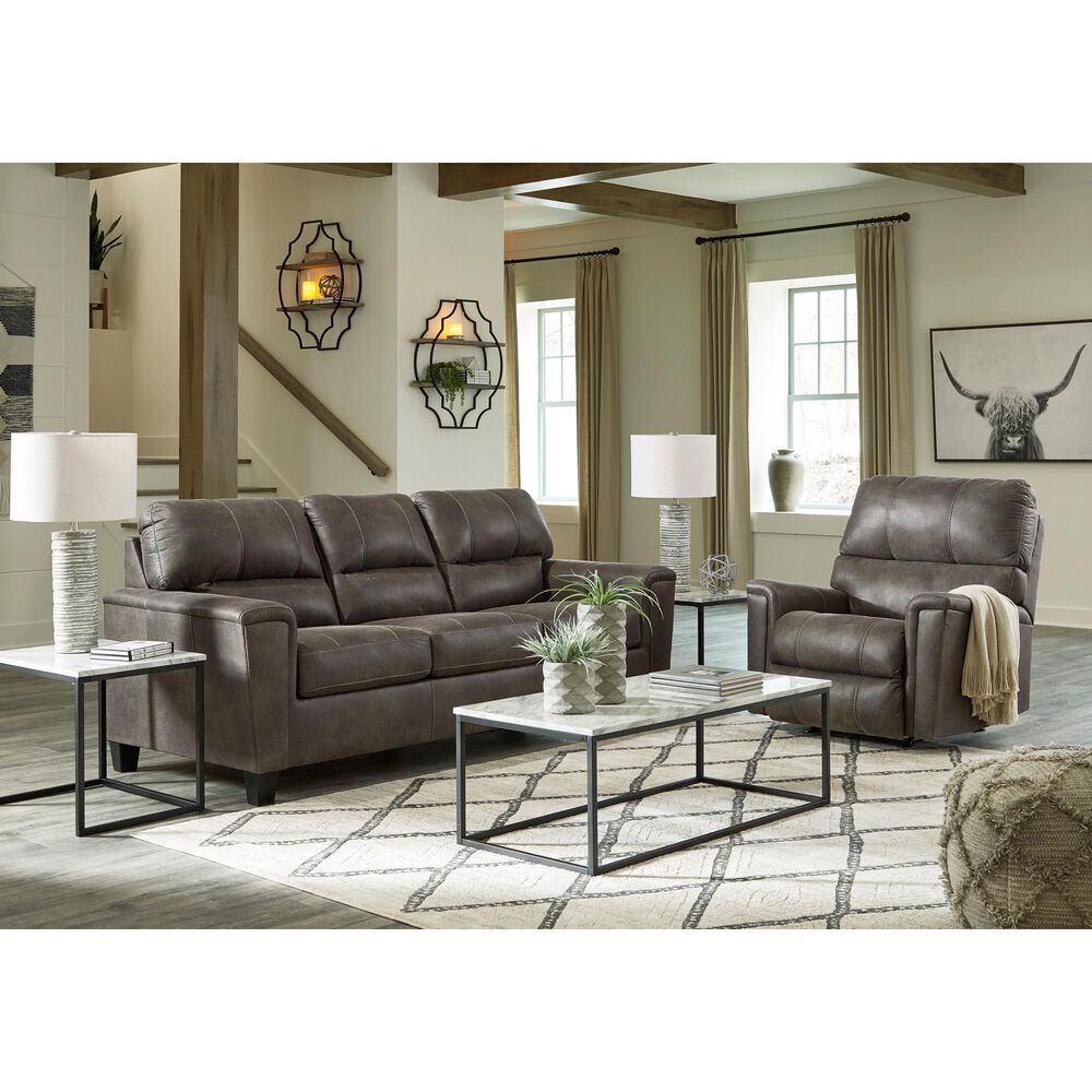 Ashley Navi Rocker Recliner in Smoke, , large