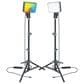 Camera Accessories RGB LED Light Kit for Brilliant Content Creation in Black (Set of 2), , large