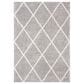 Safavieh Parma Shag PMA515G 6" x 9" Grey and Cream Area Rug, , large