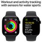 Apple Watch Series 10 GPS 46mm Jet Black Aluminum Case with Black Sport Band - M/L, , large