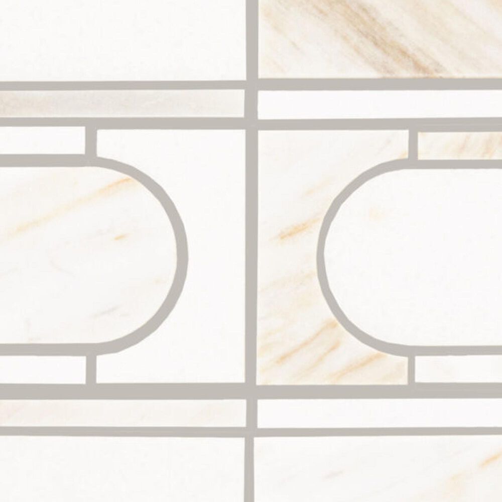 Dal-Tile Perfit Mossaix Namaste &amp; Thassos Capsule 12&quot; x 18&quot; Mosaic Tile, , large