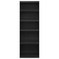 HOMLUX Enhanced Home 5-Tier Shelf Bookcase in Blackwood, , large