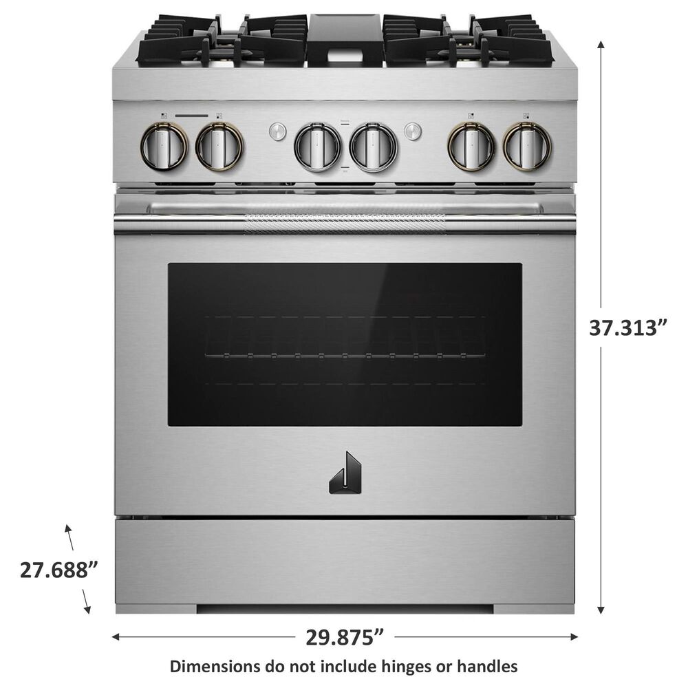 JennAir Rise 30&quot; Dual-Fuel Professional Range in Stainless Steel, , large