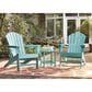 Ashley Sundown Treasure Rectangular End Table in Turquoise, , large