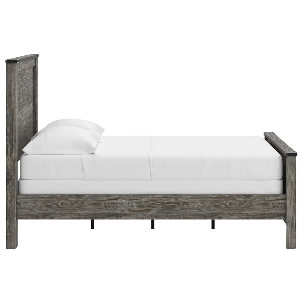 Ashley Frandern Full Panel Bed in Black and Warm Gray, , large