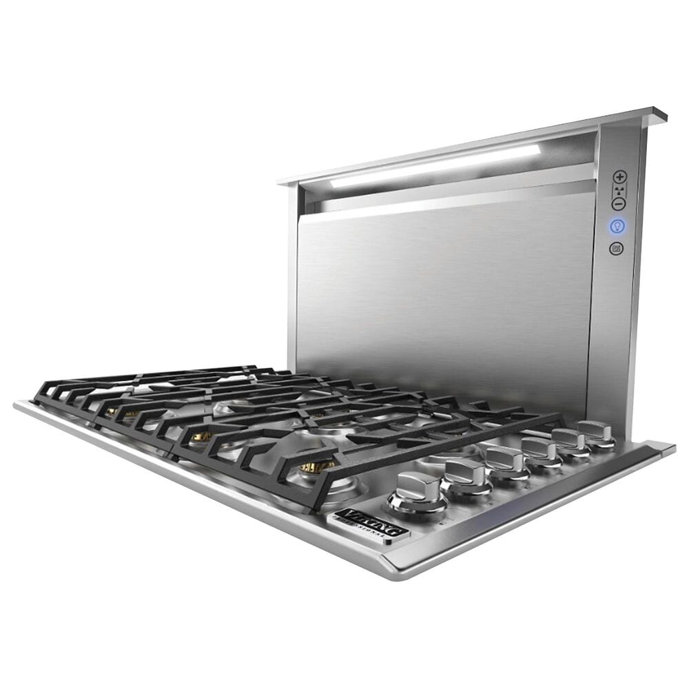 Viking Range 36&quot; Rear Downdraft with Controls on Front in Stainless Steel, , large
