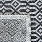 Safavieh Martha Stewart Cotton MSR411H 6"7" x 9" Charcoal and Grey Area Rug, , large