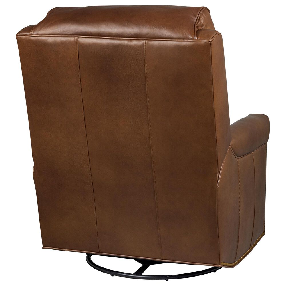 Hancock &amp; Moore Bing Swivel Glider Recliner in Kingswood Saddle, , large