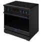 Thor Kitchen Gordon Ramsay 6 Cu. Ft. Professional Induction Range with Blue Handle Kit in Black, , large