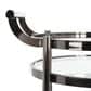 Safavieh Sienna 2-Tier Round Bar Cart in Black Nickel, , large
