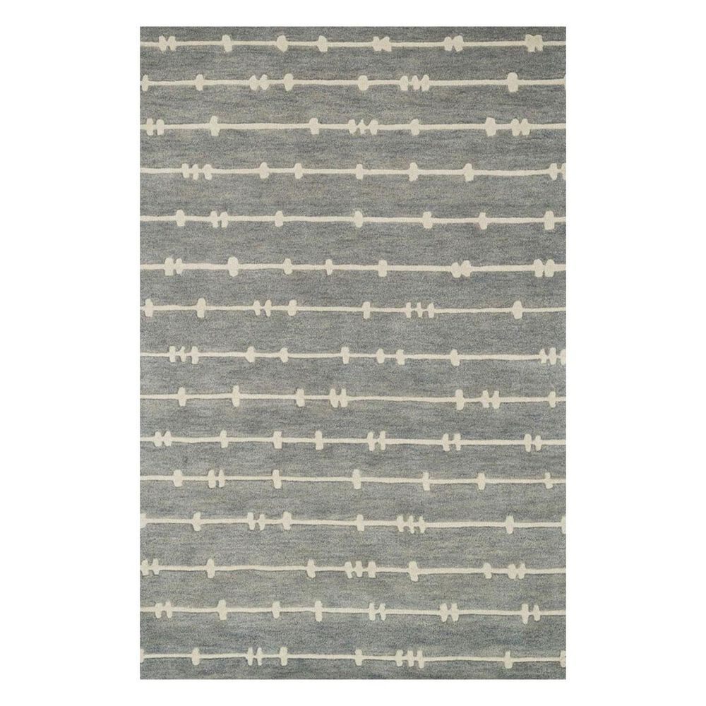 Loloi Nova NV-04 7"10" x 11" Grey/Ivory Area Rug, , large