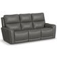 Flexsteel Carter Power Reclining Sofa and Recliner in Gray, , large