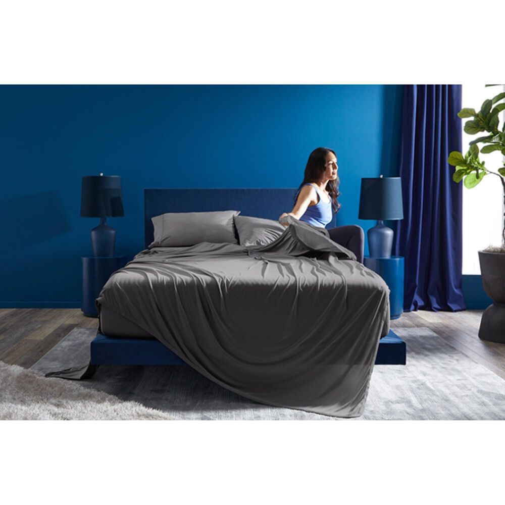 Bedgear Dri-Tec 5-Piece Split King/ Split California King Sheet Set in Grey, , large