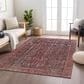 Dalyn Rug Company Karaj KJ3 10" x 14" Pink Indoor/Outdoor Area Rug, , large