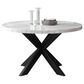 Steve Silver Xena Dining Table in White and Ebony - Table Only, , large