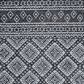 Safavieh Micro-Loop Southwestern 2"3" x 9" Black and Ivory Runner, , large