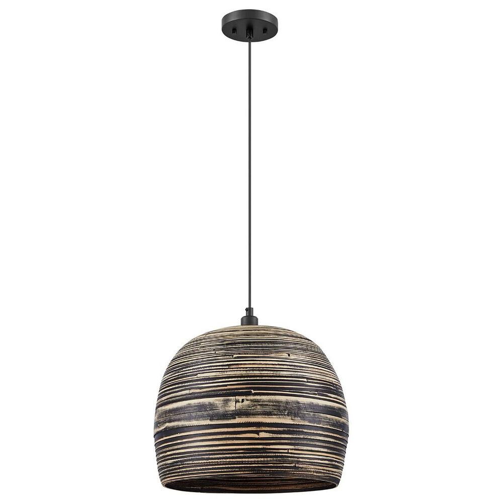 Savoy House Jamsen 1-Light Pendant in Black, , large