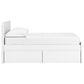 Ashley Onita Full Panel Platform Bed with 2 Side Storage in White, , large