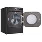 LG 5.2 Cu. Ft. Smart Front Load Washer and 9 Cu. Ft. Front Load Electric Dryer Laundry Pair with Pedestal Storage Drawers in Black Steel, , large