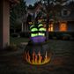 The Gerson Company 5" Animated Inflatable Halloween Witch in Cauldron, , large
